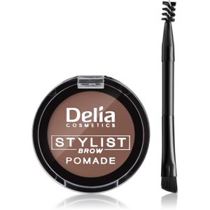 Delia Cosmetics Eyebrow Expert pomáda na obočie odtieň Light Brown