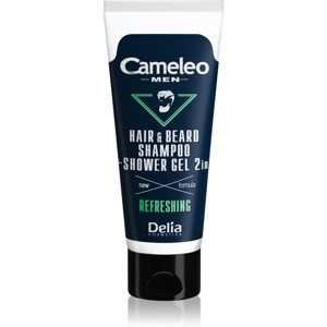 Delia Cosmetics Cameleo Men šampón a sprchový gél na vlasy, bradu a telo 150 ml