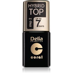 Delia Cosmetics Hybrid Gel gélový vrchný lak na nechty 11 ml