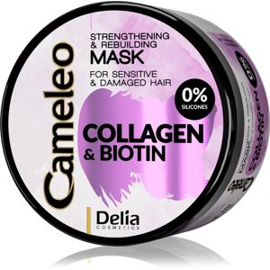 Delia Cosmetics Cameleo Collagen & Biotin posilujúca maska pre poškodené a krehké vlasy 200 ml