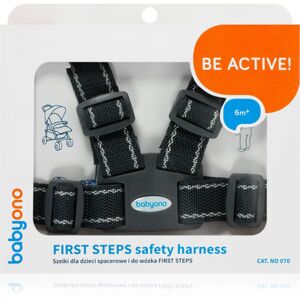 BabyOno Be Active Safety Harness First Steps doplnok do vlasov pre deti Black 6 m+ 1 ks