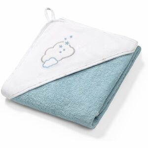 BabyOno Towel osuška s kapucňou 76 x 76 cm Blue 1 ks