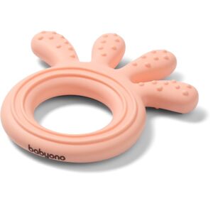 BabyOno Be Active Silicone Teether Octopus hryzadielko Pink 1 ks