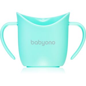 BabyOno Be Active Ergonomic Training Cup tréningový hrnček s držadlami Mint 6 m+ 120 ml