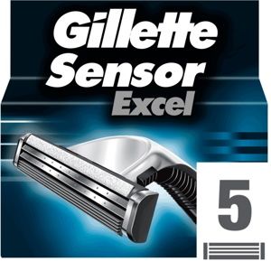 Gillette Sensor Excel náhradné žiletky pre mužov 5 ks