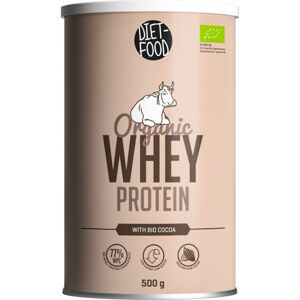 Diet-Food Whey Protein Organic srvátkový proteín v BIO kvalite príchuť Cocoa 500 g