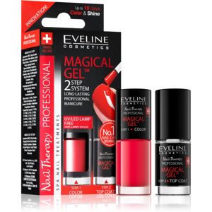 Eveline Cosmetics Nail Therapy Professional gélový lak na nechty bez použitia UV/LED lampy odtieň 07 2 x 5 ml