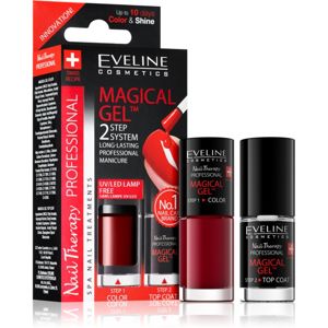 Eveline Cosmetics Nail Therapy Professional gélový lak na nechty bez použitia UV/LED lampy odtieň 04 2 x 5 ml