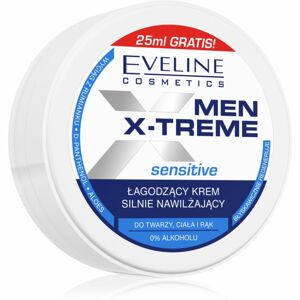 Eveline Cosmetics Men X-Treme Sensitive hydratačný a ukľudňujúci krém na tvár, ruky a telo 100 ml