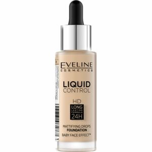 Eveline Cosmetics Liquid Control tekutý make-up s pipetou odtieň 015 Light Vanilla 32 ml