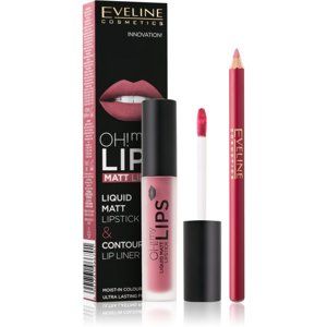 Eveline Cosmetics OH! my LIPS matná sada na pery pre ženy 04 Sweet Lips 4,5 ml