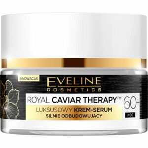 Eveline Cosmetics Royal Caviar Therapy intenzívny nočný krém s extraktom zo slimáka 60+ 50 ml