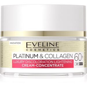 Eveline Cosmetics Platinum & Collagen denný a nočný protivráskový krém 60+ 50 ml