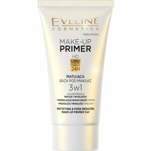 Eveline Cosmetics Primer 3 in 1 zmatňujúca podkladová báza pod make-up 30 ml