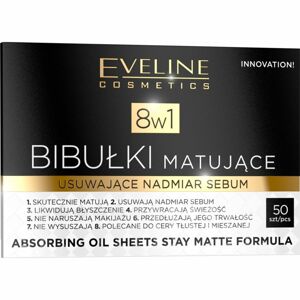 Eveline Cosmetics 8 In 1 zmatňujúce papieriky 50 ks