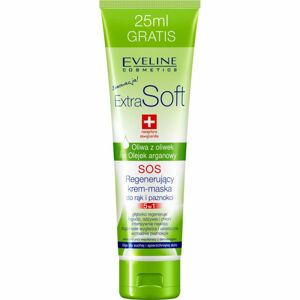 Eveline Cosmetics Extra Soft SOS krém na ruky pre suchú a namáhanú pokožku s pumpičkou 200 ml