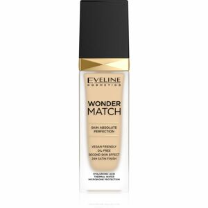 Eveline Cosmetics Wonder Match dlhotrvajúci tekutý make-up s kyselinou hyalurónovou odtieň 01 Ivory 30 ml