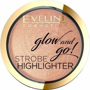 Eveline Cosmetics Glow & Go rozjasňujúci púder odtieň 02 Gentle Gold 8,5 g