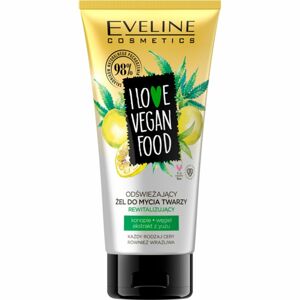 Eveline Cosmetics I Love Vegan Food osviežujúci čistiaci gél pre rozjasnenie pleti 150 ml