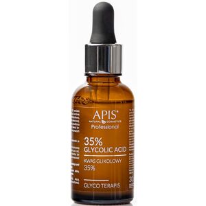 Apis Natural Cosmetics TerApis 35% Glycolic Acid vyhladzujúce exfoliačné sérum pre regeneráciu a obnovu pleti 30 ml