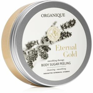 Organique Eternal Gold Smoothing Therapy cukrový peeling pre zrelú pokožku 200 g