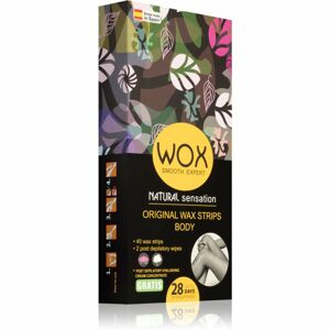 WOX Natural Sensation voskové depilačné pásiky na telo 40 ks