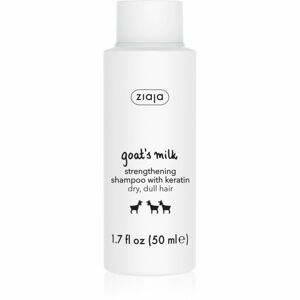 Ziaja Goat's Milk posilňujúci šampón pre suché a poškodené vlasy 50 ml