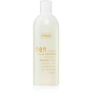 Ziaja Men sprchový gél na telo a vlasy pre mužov Mountain Pepper 400 ml
