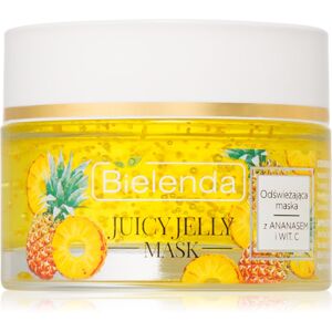 Bielenda Juicy Jelly Pineapple & Vitamine C osviežujúca maska pre unavenú pleť 50 g