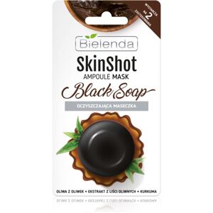 Bielenda Skin Shot Black Soap čistiaca pleťová maska 8 g
