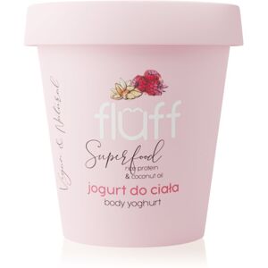 Fluff Raspberries & Almonds telový jogurt Rice Protein & Coconut Oil 180 ml