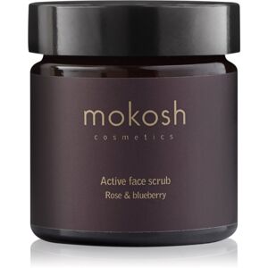 Mokosh Rose & Blueberry hydratačný pleťový peeling 60 ml