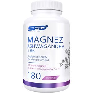 SFD Nutrition Magnesium + Ashwagandha + B6 podpora psychickej pohody 180 tbl