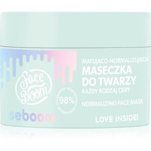 BodyBoom FaceBoom Seboom čistiaca zmatňujúca maska pre zmiešanú až mastnú pokožku 45 g
