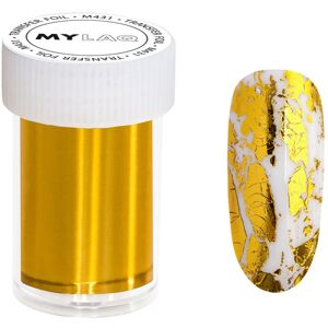 MYLAQ Transfer Foil zdobiace fólie na nechty odtieň Gold 4x100 cm