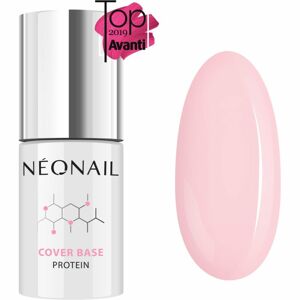 NeoNail Cover Base Protein podkladový a vrchný lak pre gélové nechty odtieň Nude Rose 7,2 ml