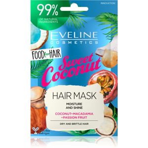 Eveline Cosmetics Food for Hair Sweet Coconut hydratačná maska na vlasy 20 ml
