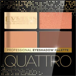 Eveline Cosmetics Quattro paletka očných tieňov odtieň 01 3,2 g