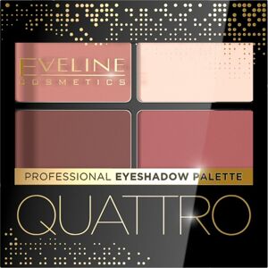 Eveline Cosmetics Quattro paletka očných tieňov odtieň 04 3,2 g