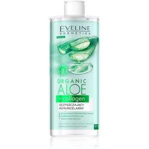 Eveline Cosmetics Organic Aloe+Collagen čistiaca micelárna voda 500 ml