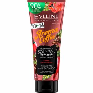 Eveline Cosmetics Food for Hair Aroma Coffee energizujúci šampón pre jemné, rednúce a krehké vlasy 250 ml
