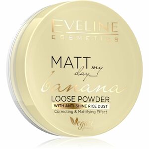 Eveline Cosmetics Matt My Day fixačný púder s matným efektom odtieň Banana 6 g