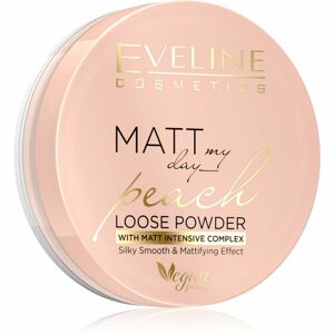 Eveline Cosmetics Matt My Day fixačný púder s matným efektom odtieň Peach 6 g