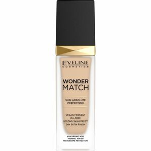 Eveline Cosmetics Wonder Match dlhotrvajúci tekutý make-up s kyselinou hyalurónovou odtieň 10 Light Vanilla 30 ml