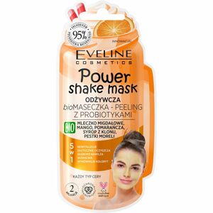 Eveline Cosmetics Power Shake peelingová pleťová maska s probiotikami 10 ml