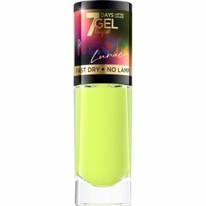 Eveline Cosmetics 7 Days Gel Laque Neon Lunacy neónový lak na nechty odtieň 80 8 ml