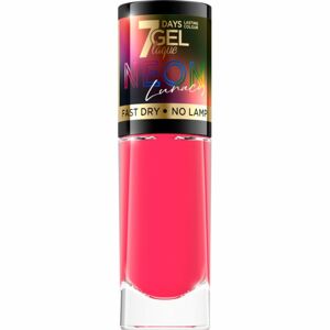 Eveline Cosmetics 7 Days Gel Laque Neon Lunacy neónový lak na nechty odtieň 82 8 ml