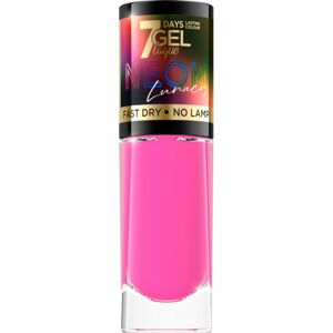 Eveline Cosmetics 7 Days Gel Laque Neon Lunacy neónový lak na nechty odtieň 83 8 ml