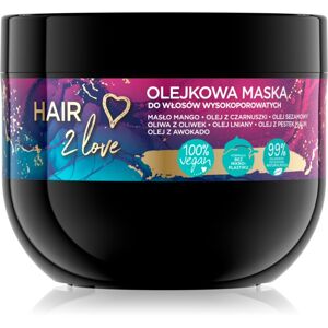 Eveline Cosmetics I'm Bio Hair 2 Love intenzívna vyživujúca maska na suché a porézne vlasy 300 ml