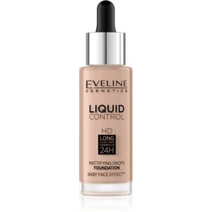 Eveline Cosmetics Liquid Control tekutý make-up s pipetou odtieň 025 Light Rose 32 ml